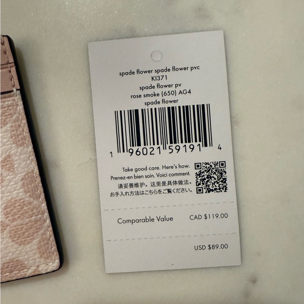 Kate Spade Flower Small Slim Card Holder (NWT) - Picture 4 of 6